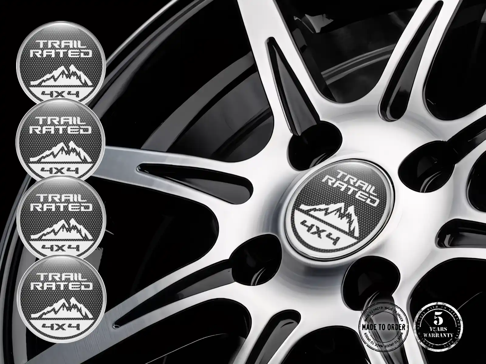 Jeep Adesivi Cupola Stile Etichette Cerchio Alta Qualità